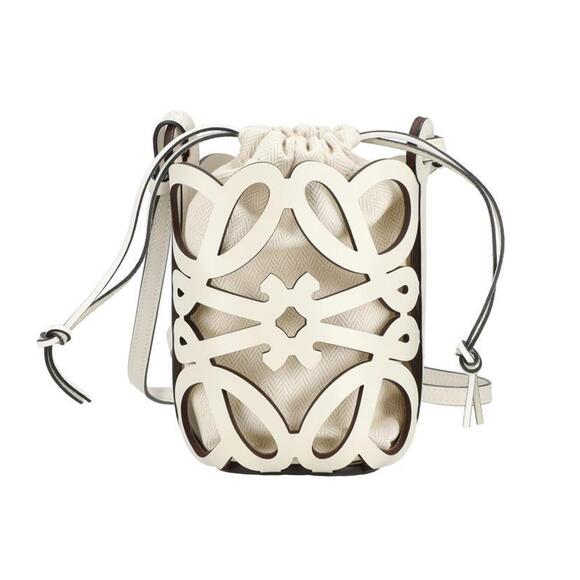 LOEWE Anagram Cutout Shoulder Pouch - Picture 2 of 7